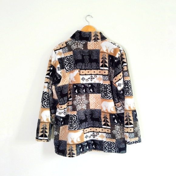 Festive fleece jacket Sz Sz 12 - Picture 5 of 15